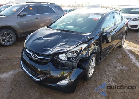 2013 Hyundai Elantra Gls z USA, uszkodzony, nr VIN 5NPDH4AE7DH416647